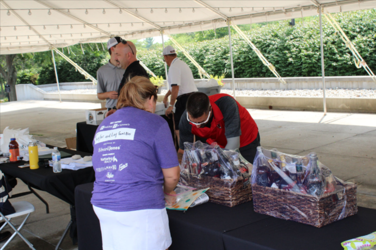 Bourbon raffle at the 2021 Breaking Parkinson's event