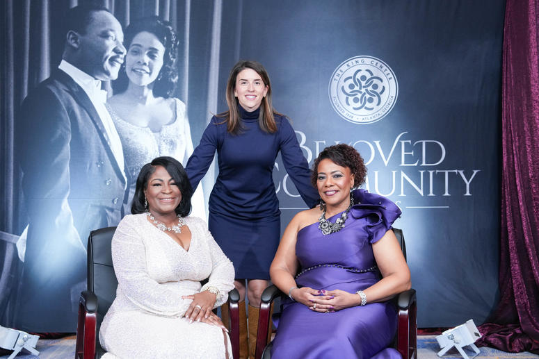 Kristin Pate with Dr. Bernice A. King and Dr. Angela Farris Watkins