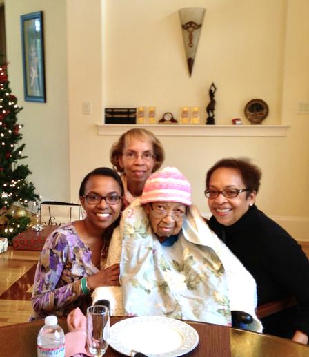 Dr. Lenora Higginbotham with grandmother