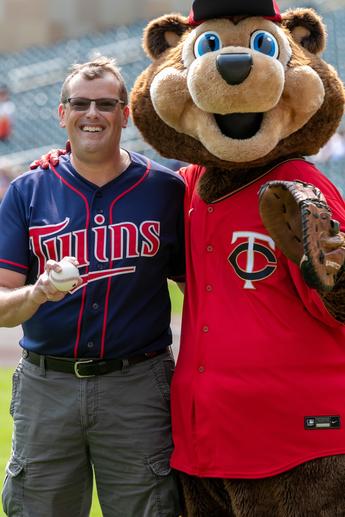 Mark Kelm at 2021 PD Awareness Day_MN Twins Baseball.jpg