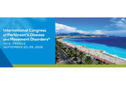 Banner for the 2019 International Congress of Parkinson's Disease and Movement Disorders.