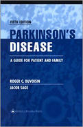 Book cover for the fifth edition of "Parkinson's Disease: A Guide for Patient and Family."