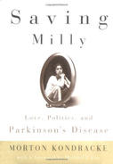 Cover of the book "Saving Milly: Love, Politics, and Parkinson's Disease."