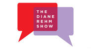 Logo for "The Diane Rehm Show" a talk radio show on National Public Radio.