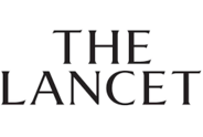 Logo for "The Lancet," peer-reviewed scientific journal.