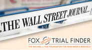 Official launch of Fox Trial Finder featured in The Wall Street Journal.