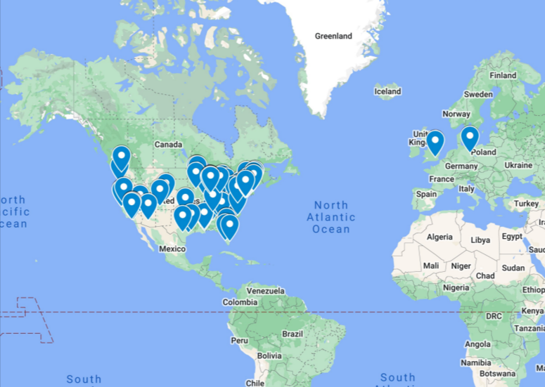 Places that we have held events