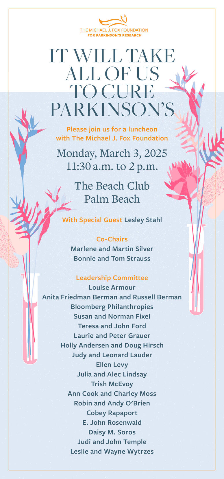 Invitation to the Palm Beach Luncheon 