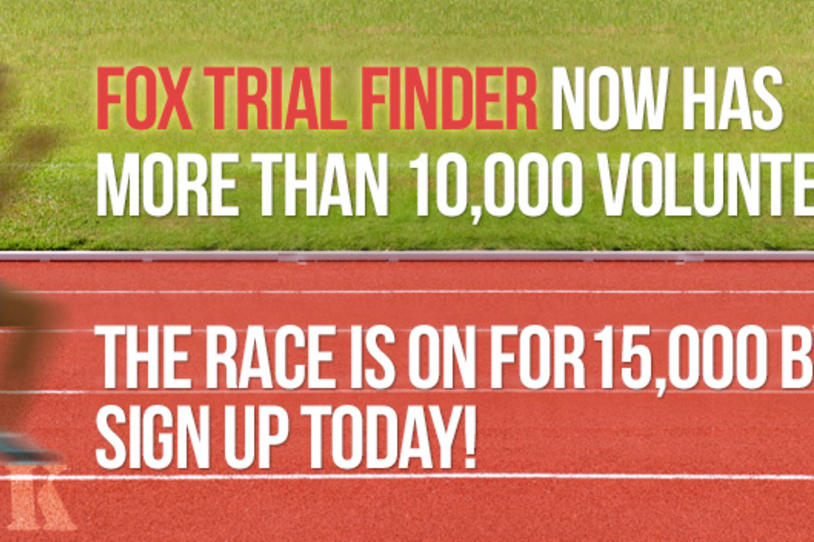 Fox Trial Finder Reaches its 10K Goal... and Receives a Shout-out from Michael J. Fox!