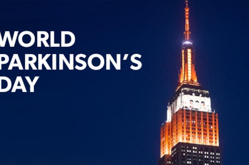 NYC's Empire State Building Illuminated Orange to Mark World Parkinson's Day