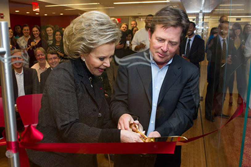 Dedicating a space where people gather in the name of progress: The Edmond J. Safra Conference Room